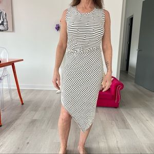 ❤️ MSSP Asymmetrical High Slit Tank Bodycon Dress